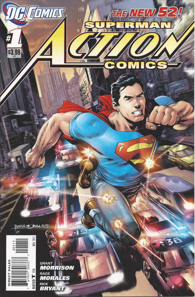 Action Comics #1 [Rags Morales Cover]-Near Mint (9.2 - 9.8) Relaunch of Action Comics