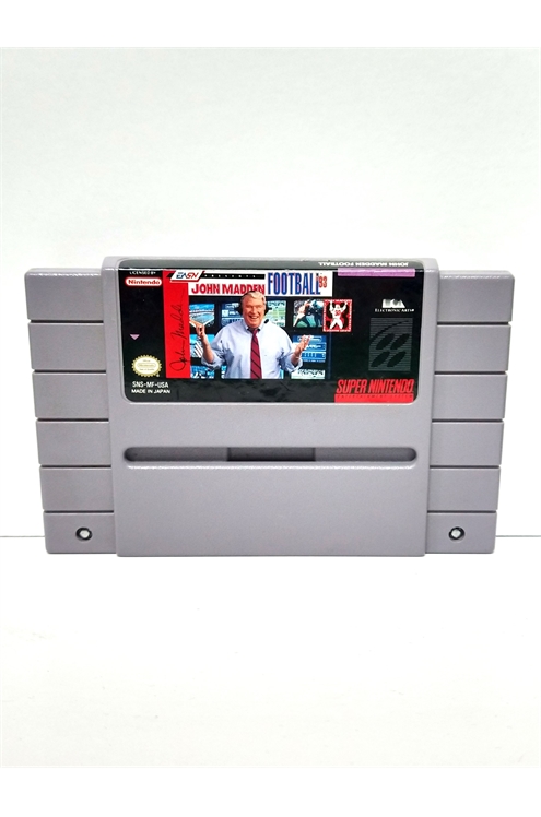 Super Nintendo Snes John Madden Football '93 Cartridge Only (Very Good)
