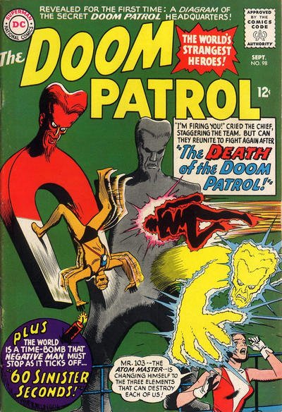 The Doom Patrol #98 - Fr/G, Tape On Inside And Cover