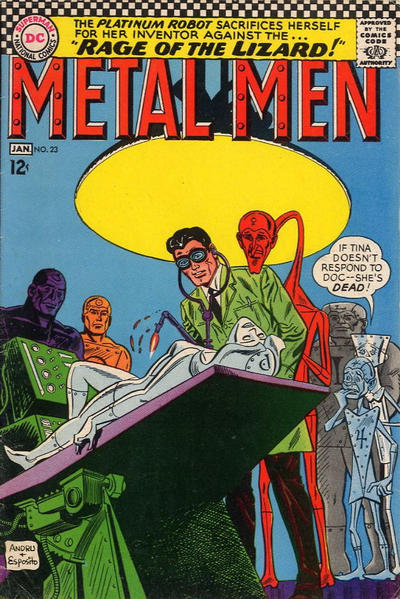 Metal Men #23 - Fn/Vf 7.0