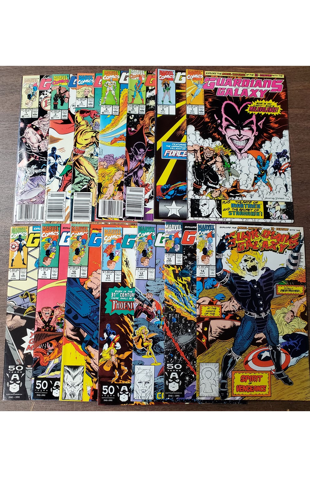 Guardians of The Galaxy #1-62 Anniversary 1,2,4 (Marvel 1990) Set