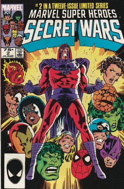 Marvel Super-Heroes Secret Wars #2 [Direct - Second Printing] - Vf/Nm 9.0