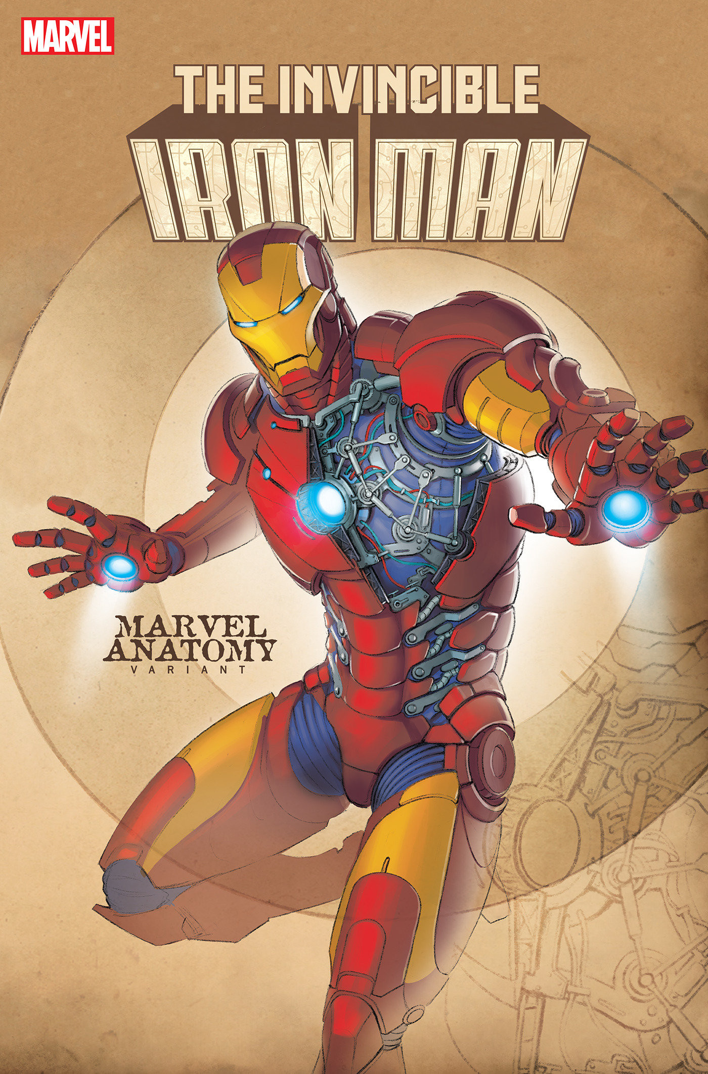 Invincible Iron Man #3 Lobe Marvel Anatomy Variant (2022)