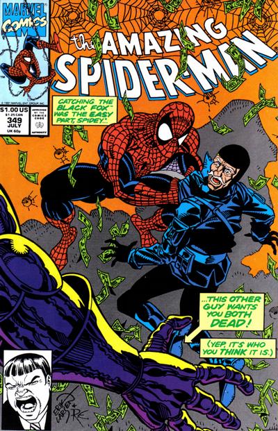 The Amazing Spider-Man #349 [Direct]-Fine (5.5 – 7)