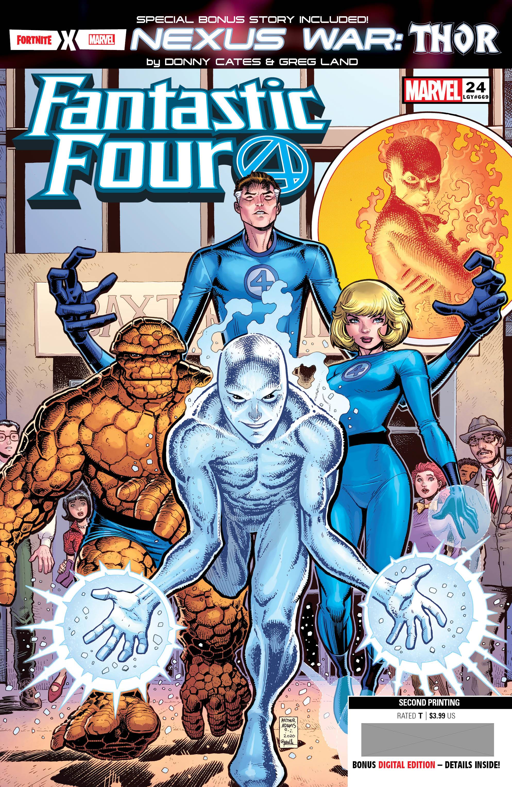 Fantastic Four #24 2nd Printing Art Adams Variant (2018)