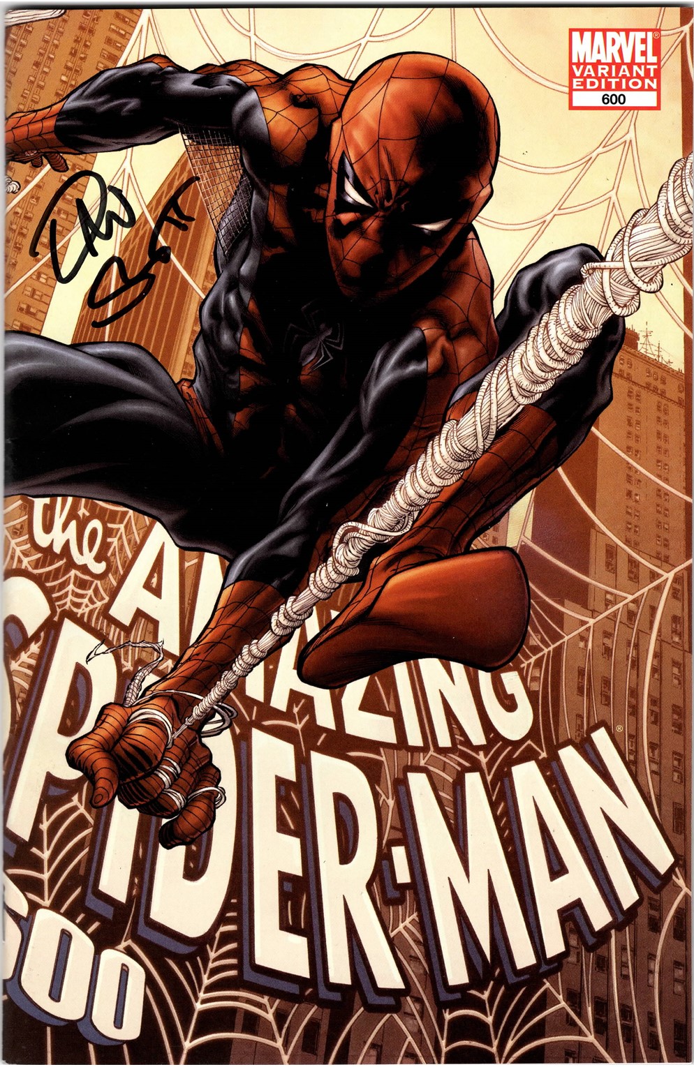 Amazing Spider-Man #600 Signed