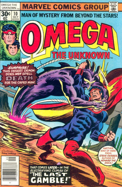 Omega The Unknown #10 [30¢]-Very Fine (7.5 – 9)