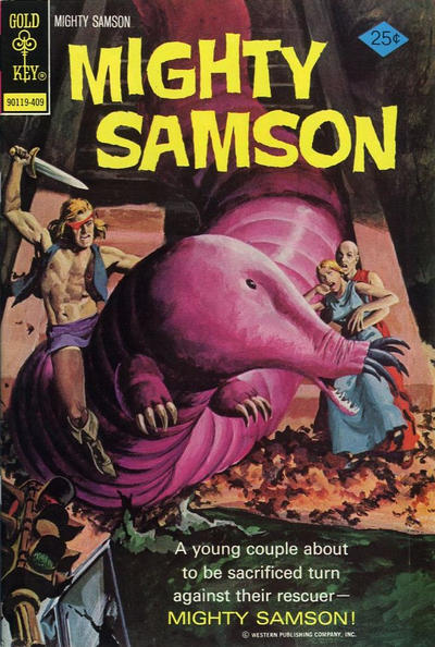 Mighty Samson #25 [Gold Key]-Fine