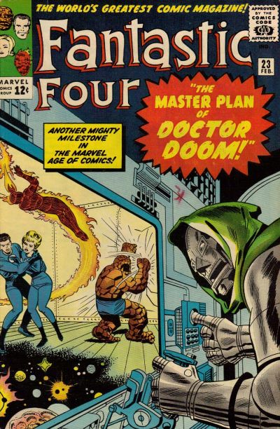 Fantastic Four #23 [Regular Edition](1961)- Vg- 3.5