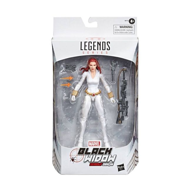 Marvel Legends Black Widow White Suit Deadly Origin 6 Inch Action Figure
