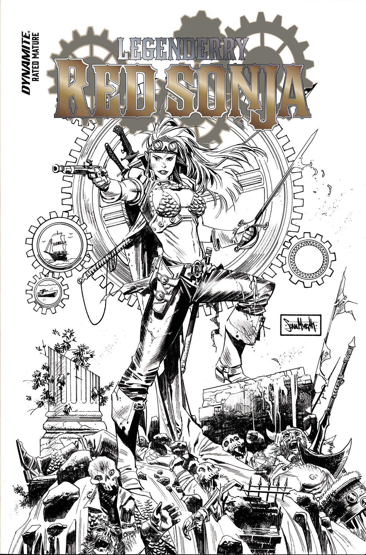 Legenderry Red Sonja One Shot Cover F 1 for 10 Incentive Murphy Line