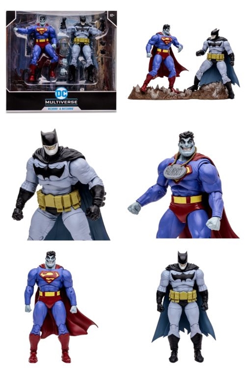DC Multiverse Bizarro & Batzarro Action Figure 2-Pack