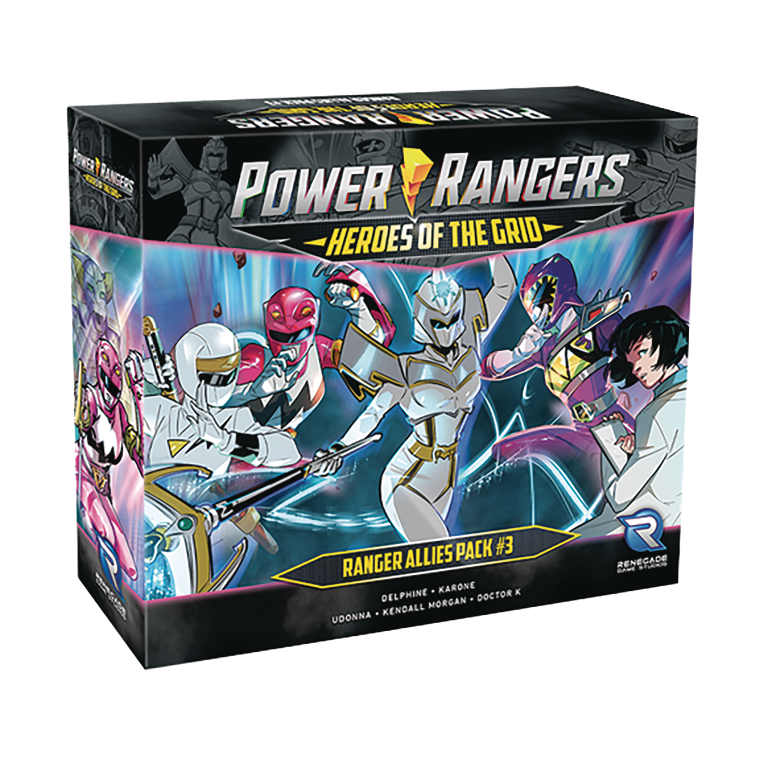 Power Rangers Heroes Grid Ranger Allies Pack 3 Expansion
