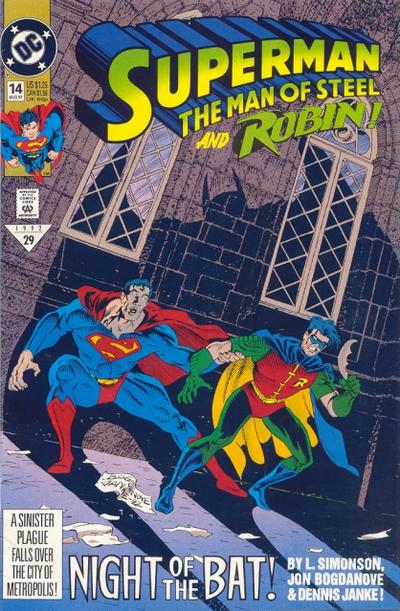 Superman: The Man of Steel #14 [Direct]-Fine (5.5 – 7)