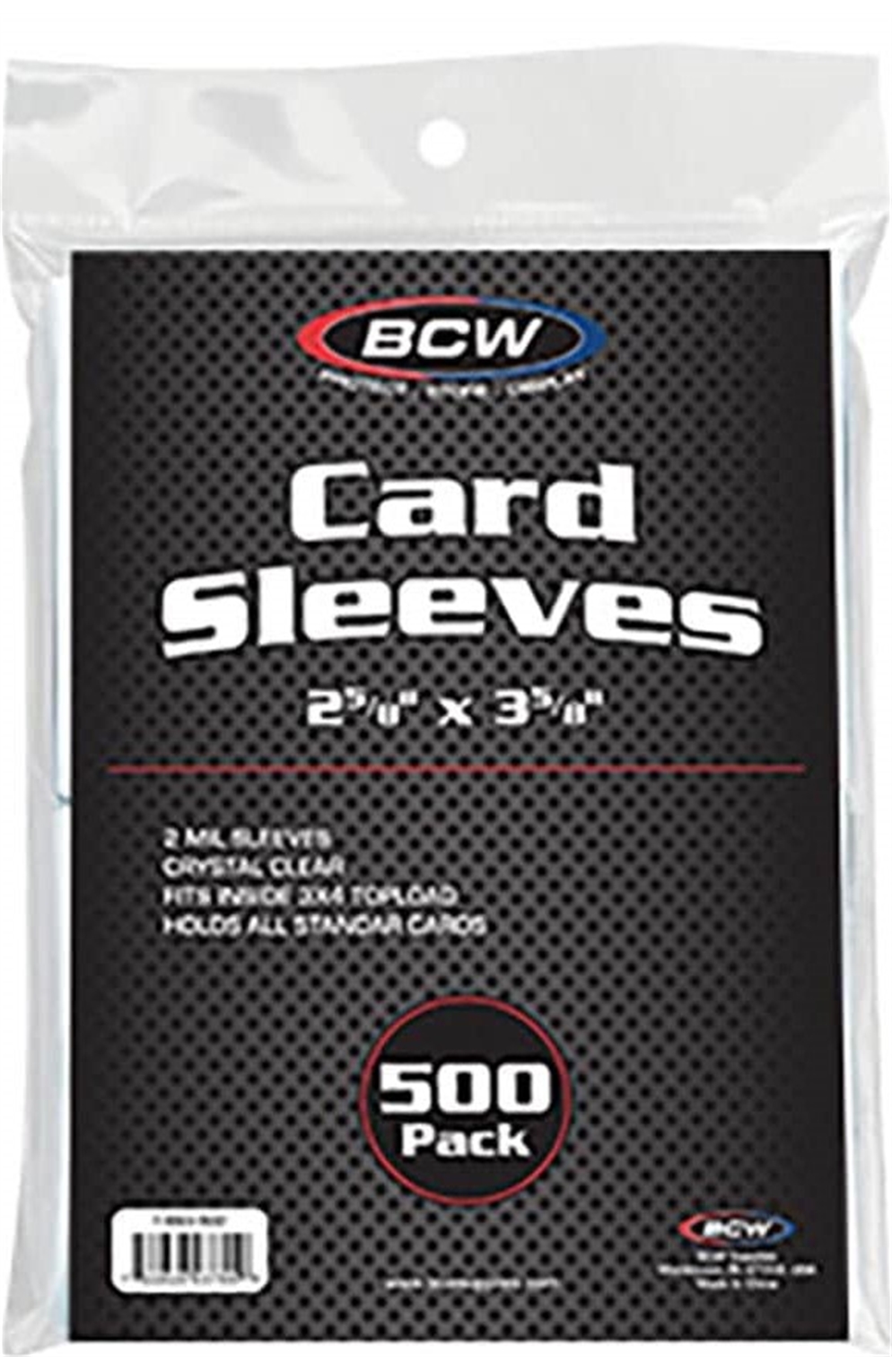 Bcw Sleeves: Standard Penny Sleeves (500)