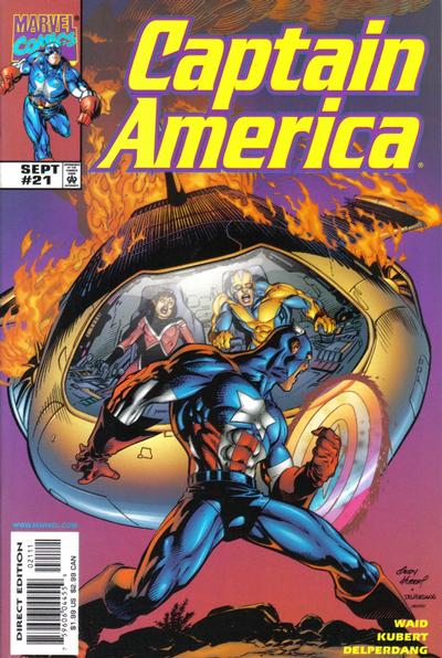 Captain America #21 [Direct Edition] - Nm 9.4