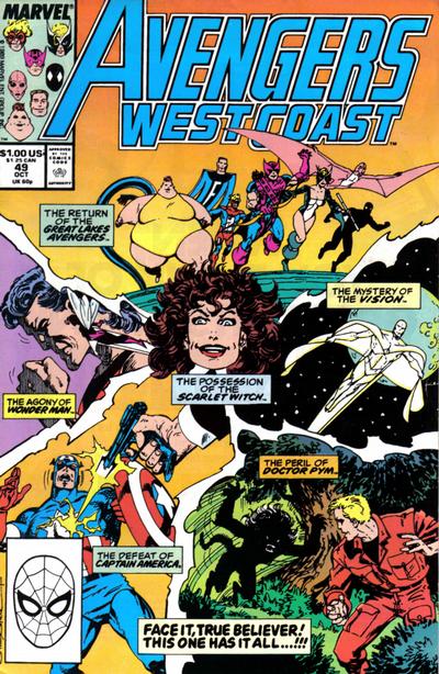 Avengers West Coast #49 [Direct]