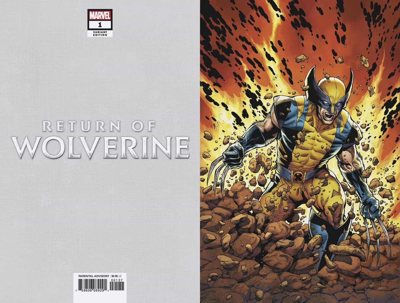 Return of Wolverine #1 McNiven Current Costume Virgin (Of 5)