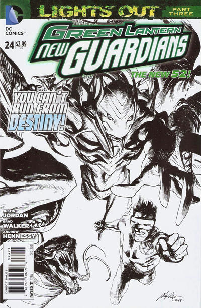 Green Lantern New Guardians #24 Variant Edition (2011)