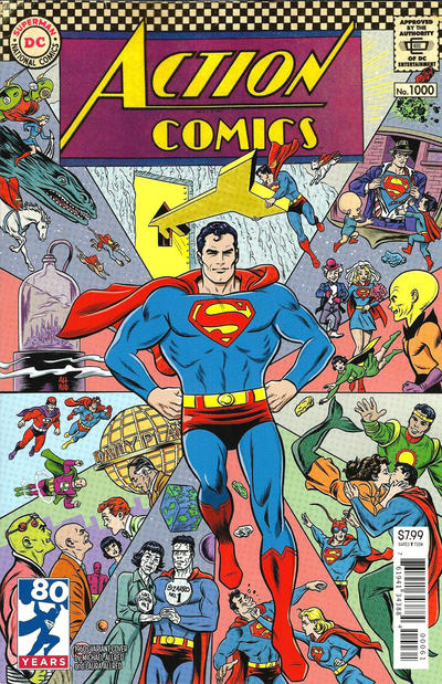 Action Comics #1000 [1960S Variant Cover By Michael Allred]-Near Mint (9.2 - 9.8)