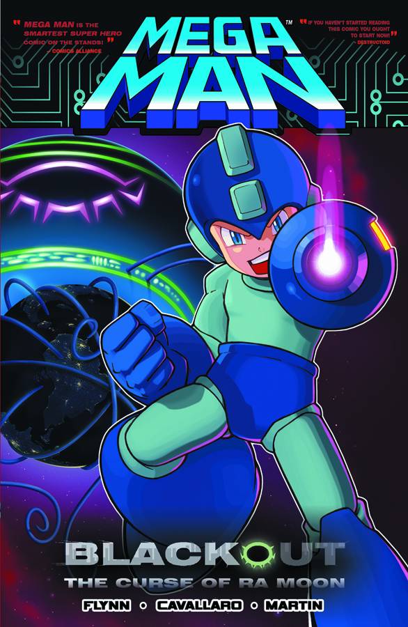Mega Man Graphic Novel Volume 7 Blackout Curse of Ra Moon