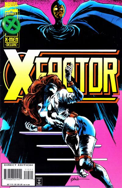 X-Factor #115 [Direct Edition With Card]-Very Fine -