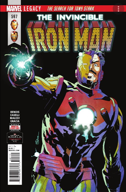 Invincible Iron Man #597 Leg