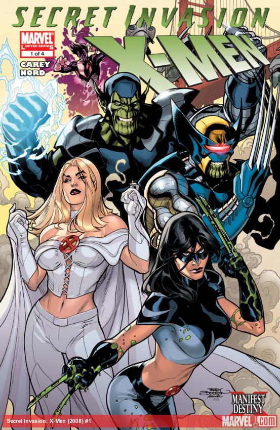 Secret Invasion X-Men #1 (2008)