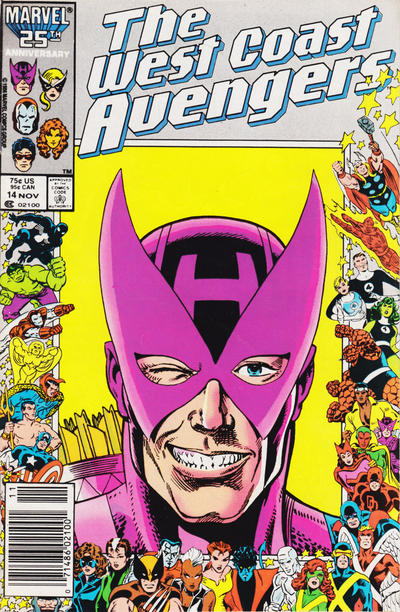 West Coast Avengers #14 [Newsstand]-Very Good (3.5 – 5)