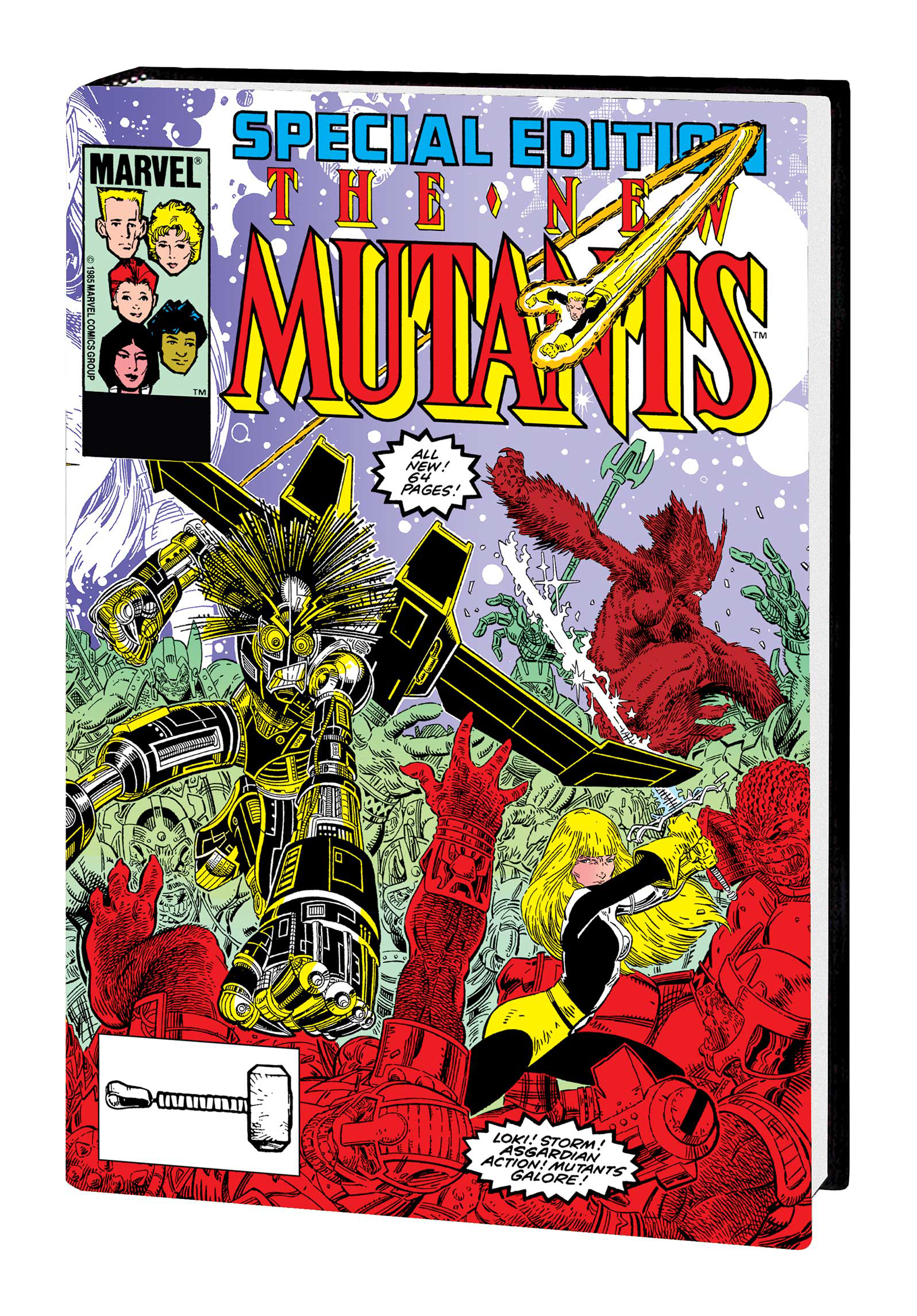 New Mutants Omnibus Hardcover Volume 2 Windsor-Smith Cover