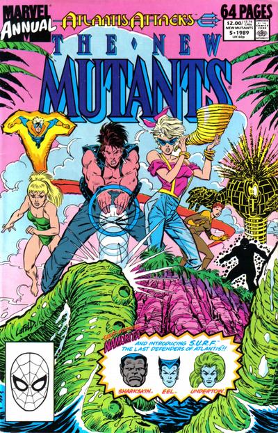 The New Mutants Annual #5 [Direct]-Very Good (3.5 – 5)