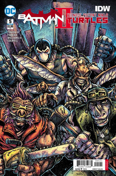 Batman Teenage Mutant Ninja Turtles II #5 Variant Edition (Of 6)