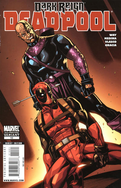 Deadpool #10 2nd Printing Medina Variant