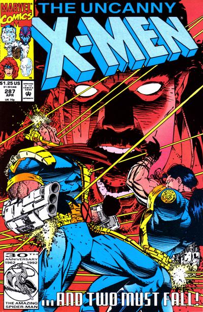 The Uncanny X-Men #287 [Direct]-Very Fine (7.5 – 9)