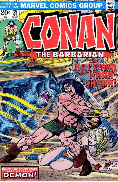 Conan The Barbarian #35-Very Fine (7.5 – 9)