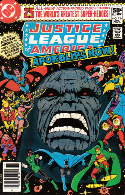 Justice League of America #184 [Newsstand]-Very Fine (7.5 – 9)