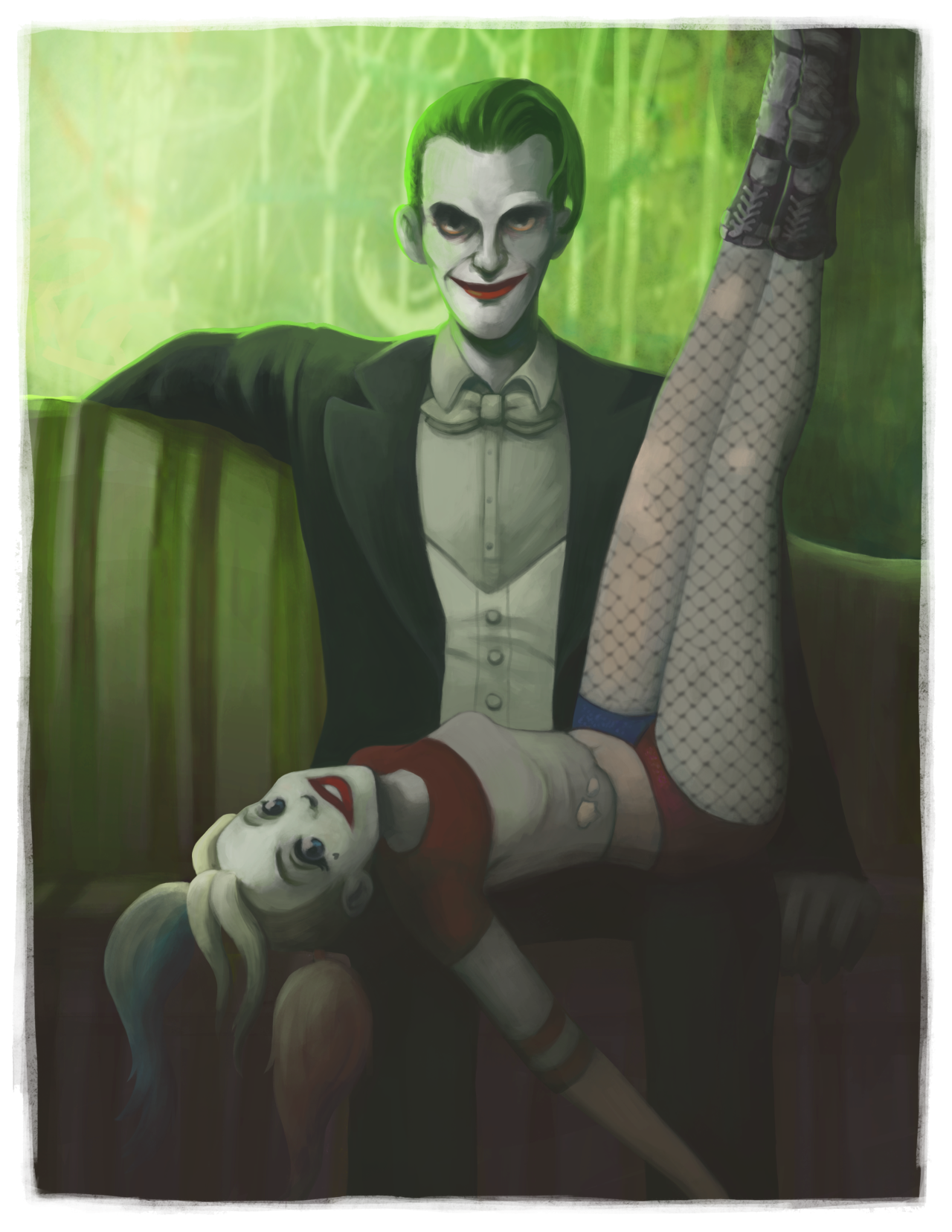 Leann Hill Art - Joker & Harley (Large)