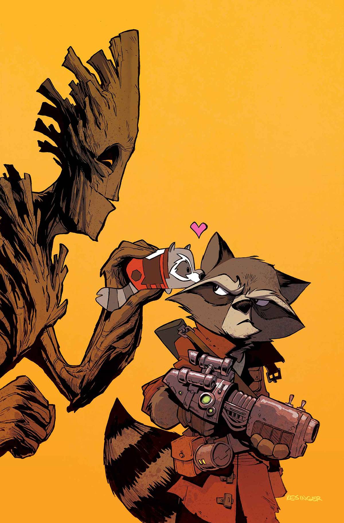 Rocket Raccoon & Groot #8 (Kesinger Marvel Tsum Tsum Takeover Variant) (2016)