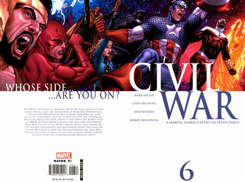 Civil War #6 [Standard Cover]-Very Fine (7.5 – 9)