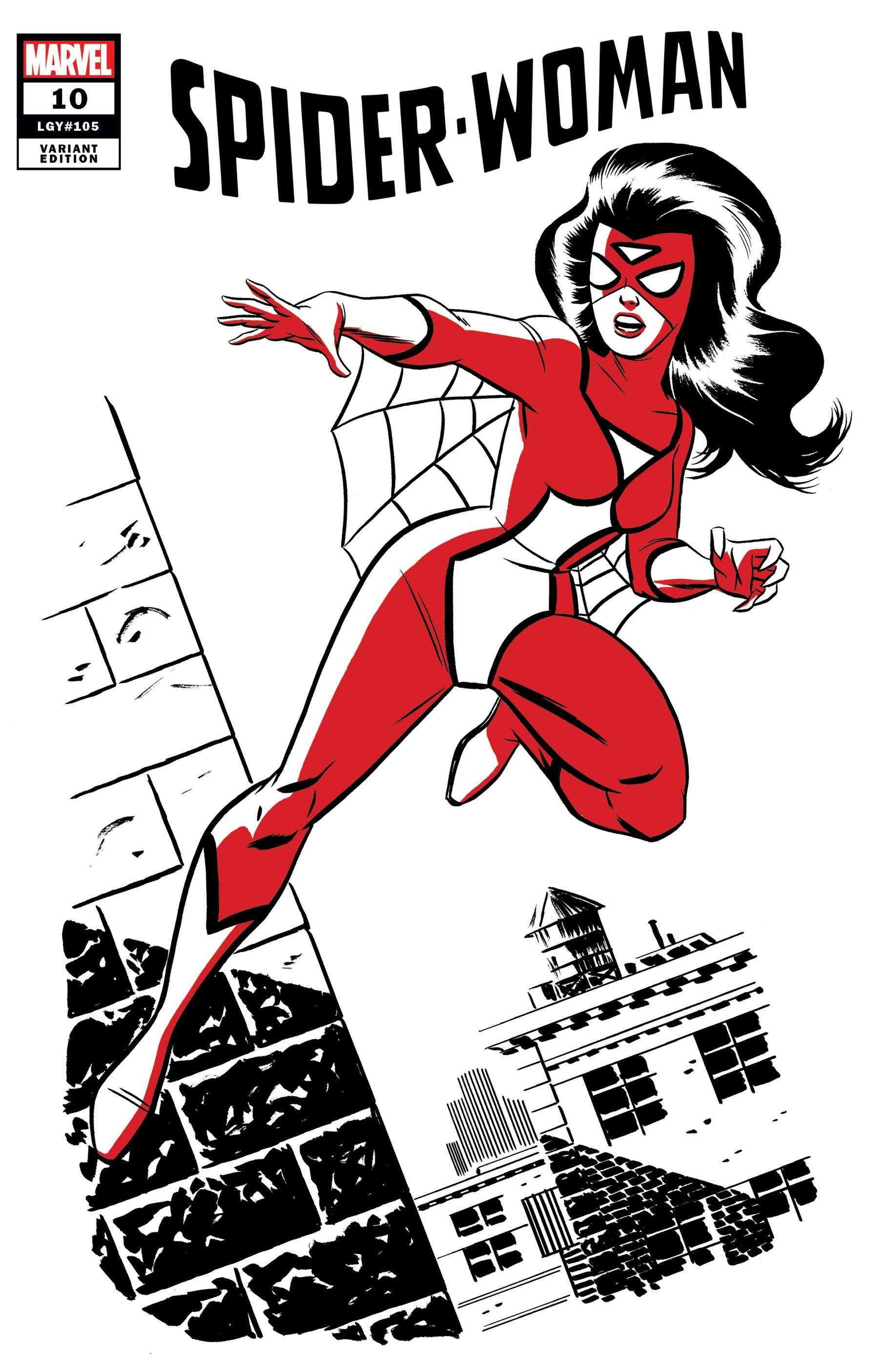 Spider-Woman #10 Michael Cho Spider-Woman Two-Tone Variant (2020)