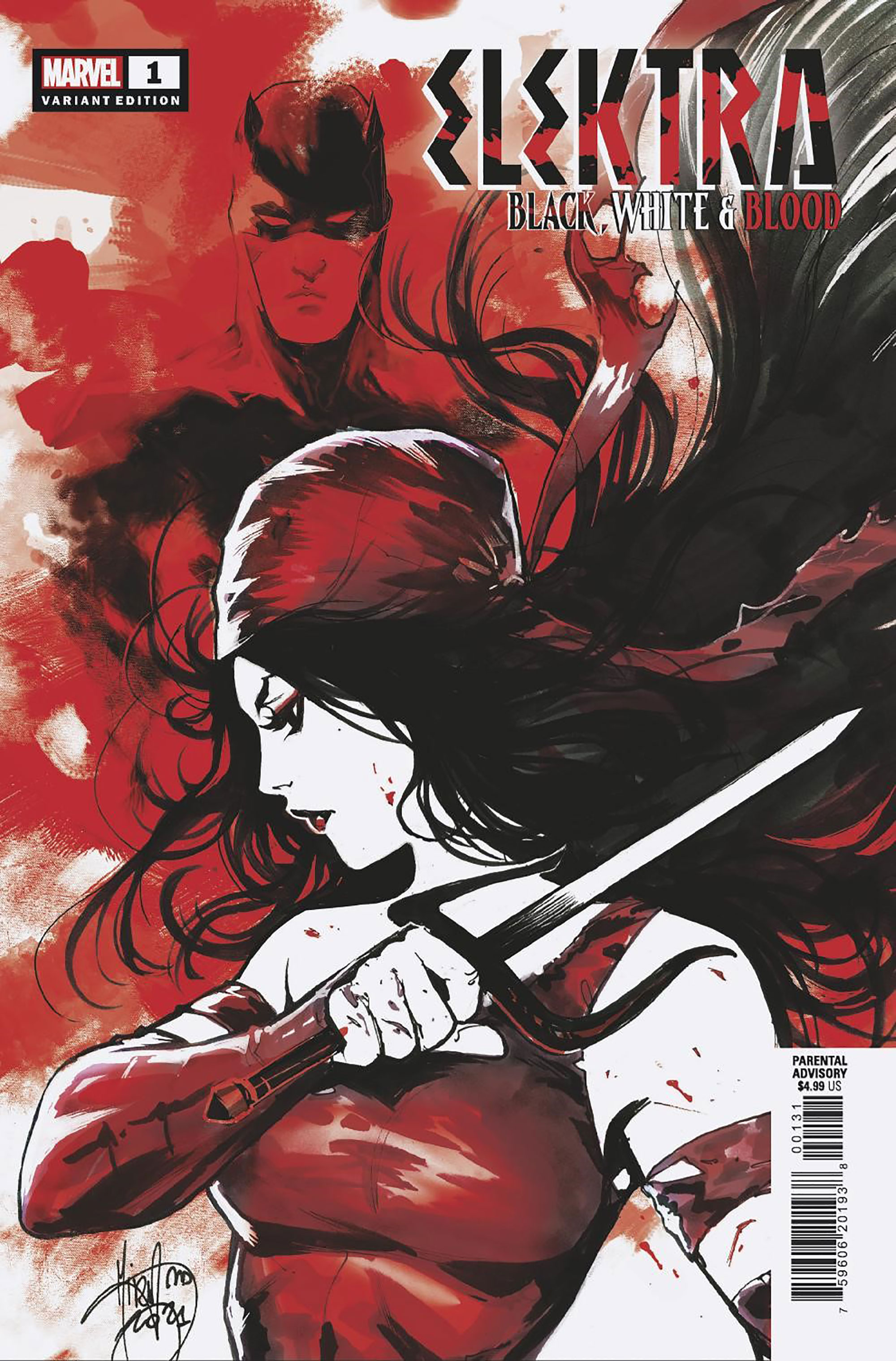 Elektra Black, White & Blood #1 Andolfo Variant (Of 4)