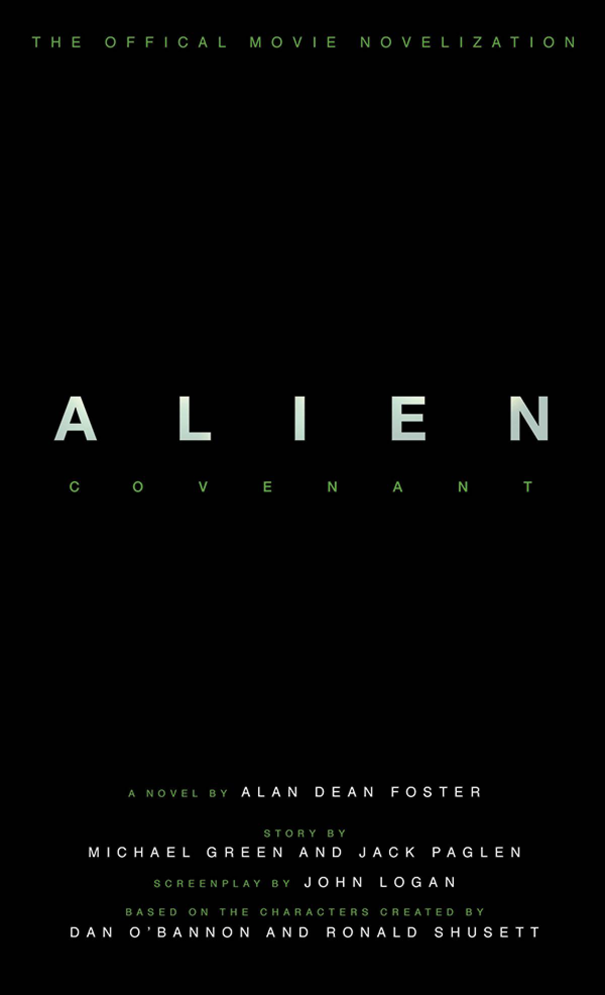Alien Covenant Official Novelization MMPB