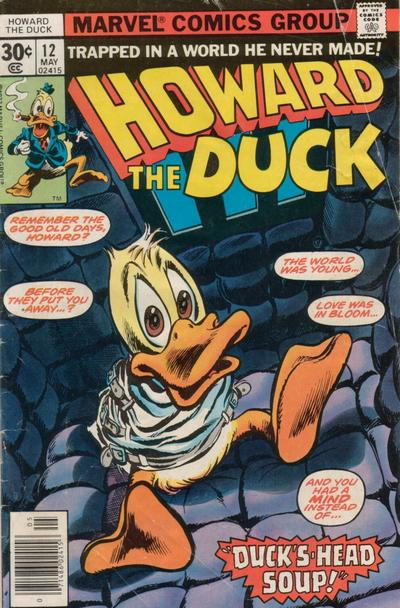 Howard The Duck #12 [Regular Edition]-Very Good, Date Written On Cover