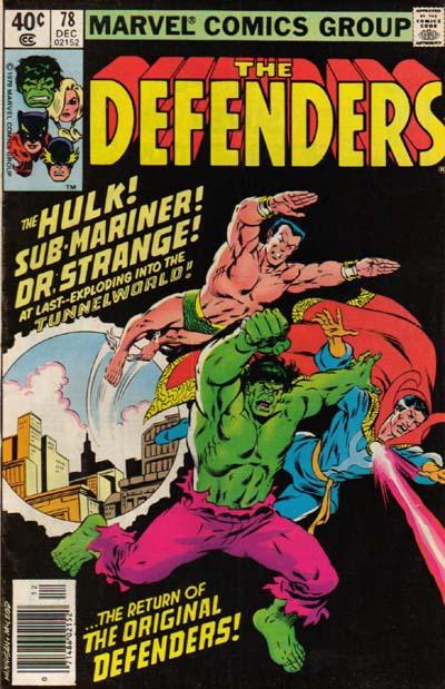 The Defenders #78 [Newsstand](1972)-Fine (5.5 – 7)