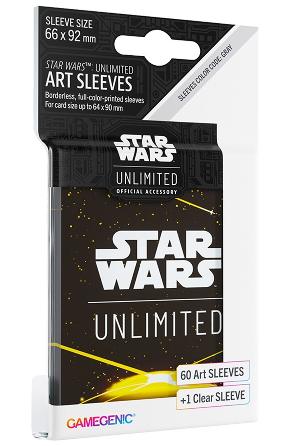 Star Wars Unlimited Sleeves Card Back Yellow