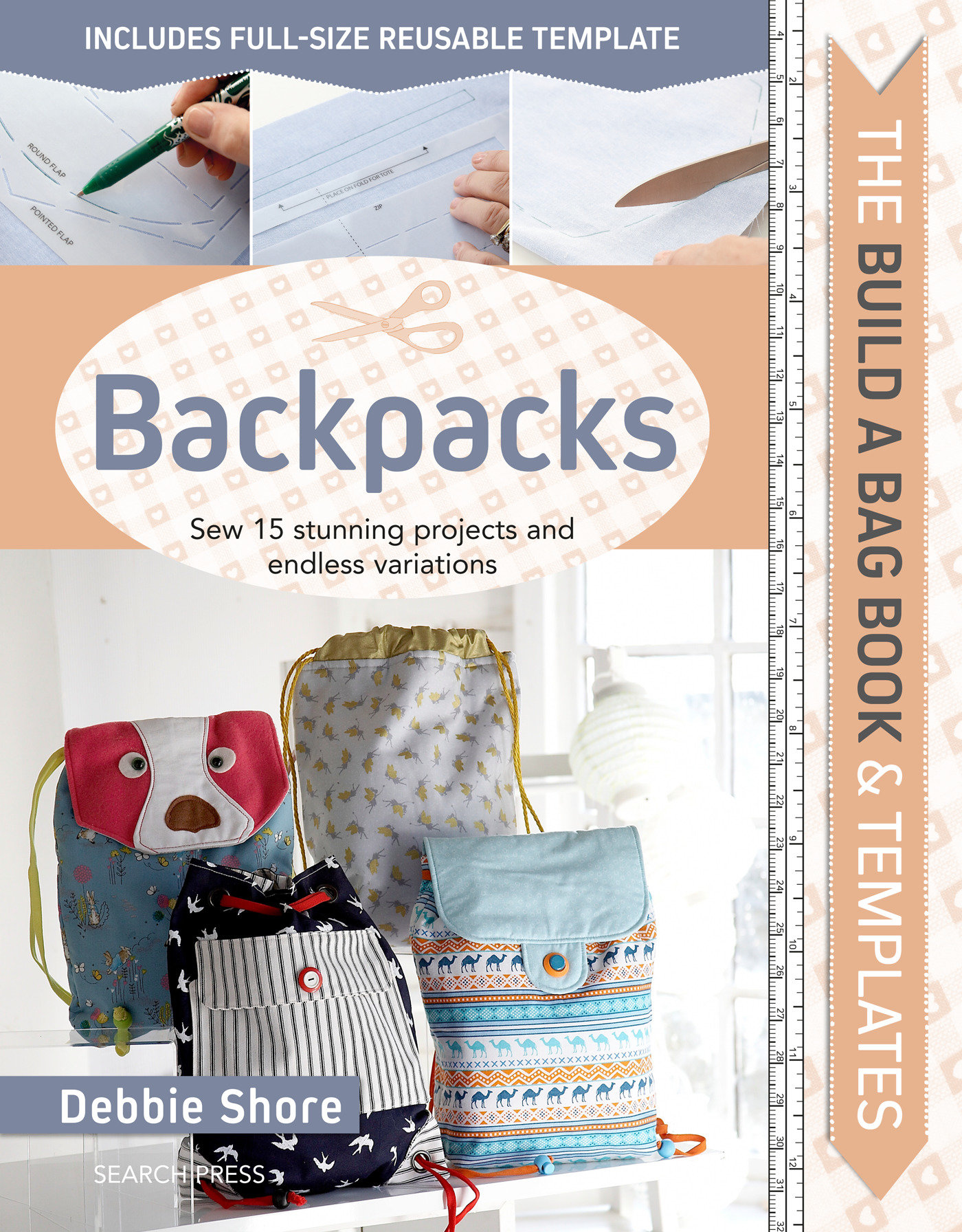 Build A Bag Book & Templates: Backpacks (Hardcover Book)