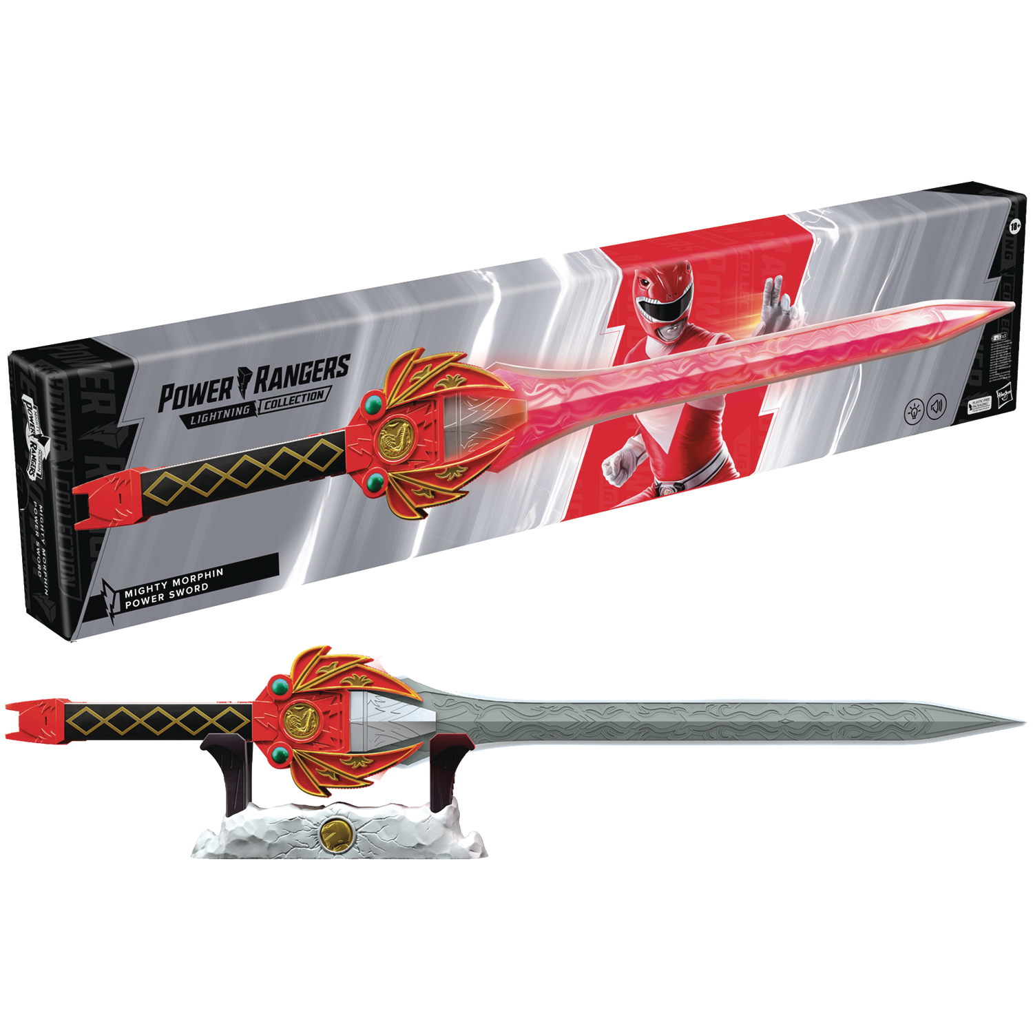 Power Rangers Lightning Mighty Morphin Power Rangers Power Sword Cs