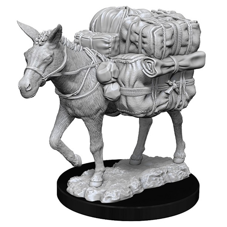 WizKids Deep Cuts Unpainted Miniatures: Pack Mule