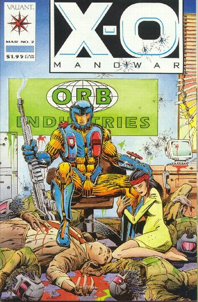 X-O Manowar #2-Very Fine (7.5 – 9)