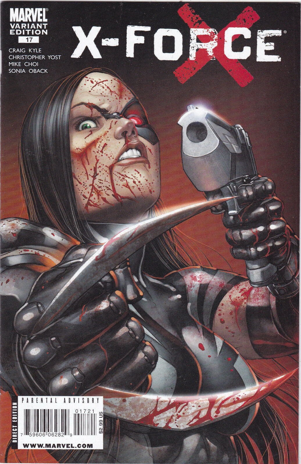 X-Force #17 Bloody Variant (2008)